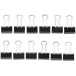 MAUL binder clips 13 mm pack of 12 black
