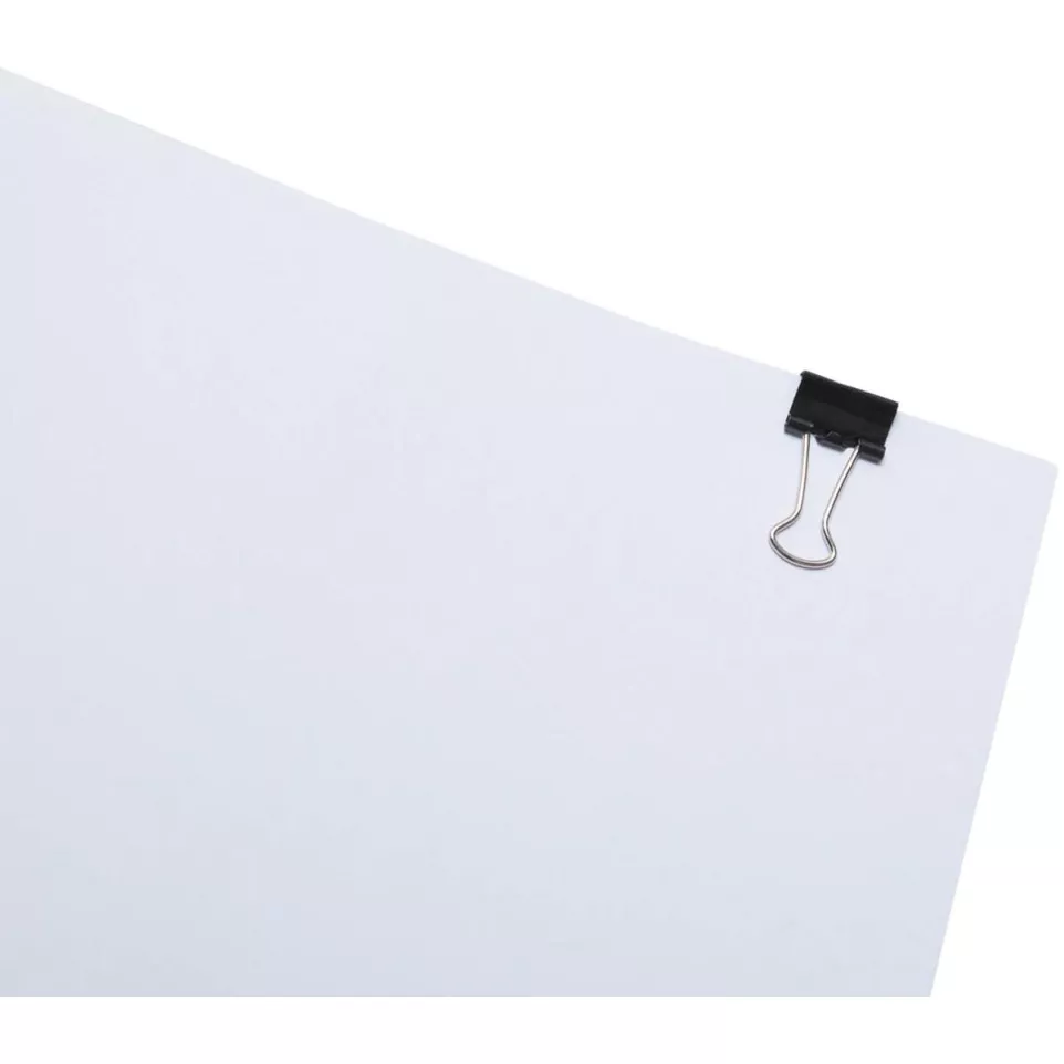 MAUL binder clips 13 mm pack of 12 black