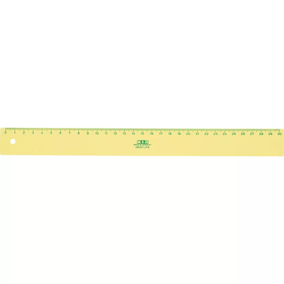 M+R Green Line ruler, 30 cm