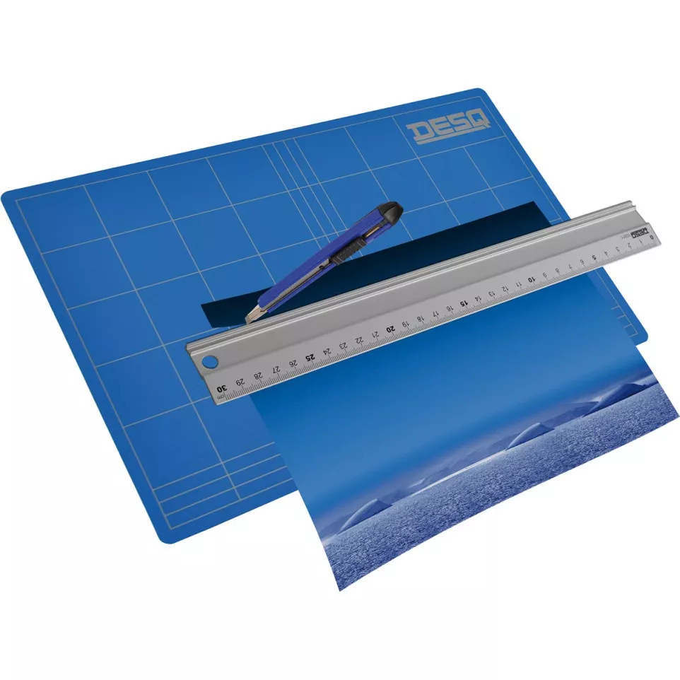 Desq tapis de coupe, 3 couches, bleu,...