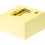 Post-it® memo kubus, ft 76 x 76 mm, 450 vel, geel
