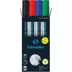 Schneider Maxx 290 Whiteboard and Flipchart Markers Assorted 3 Plus 1 Free Pack
