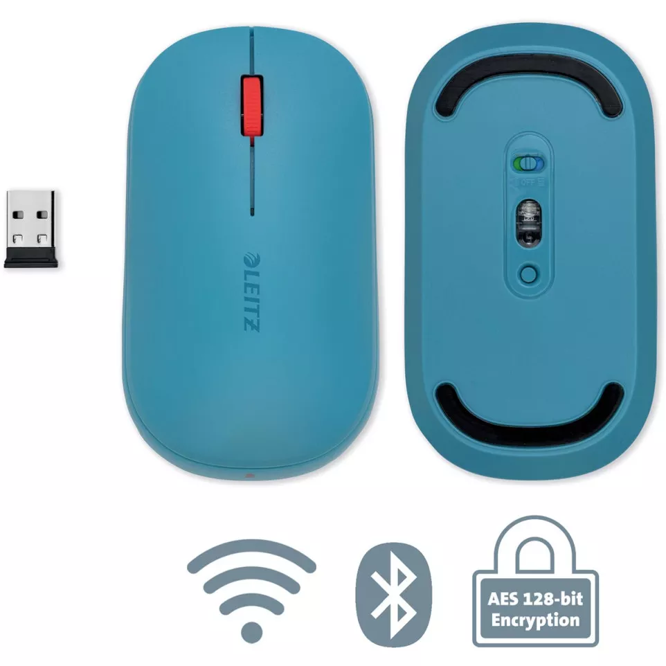 Leitz Cosy Wireless Mouse Calm Blue
