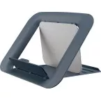 Leitz Ergo Cosy laptopstandaard, 80 % gerecycleerd kunststof, grijs