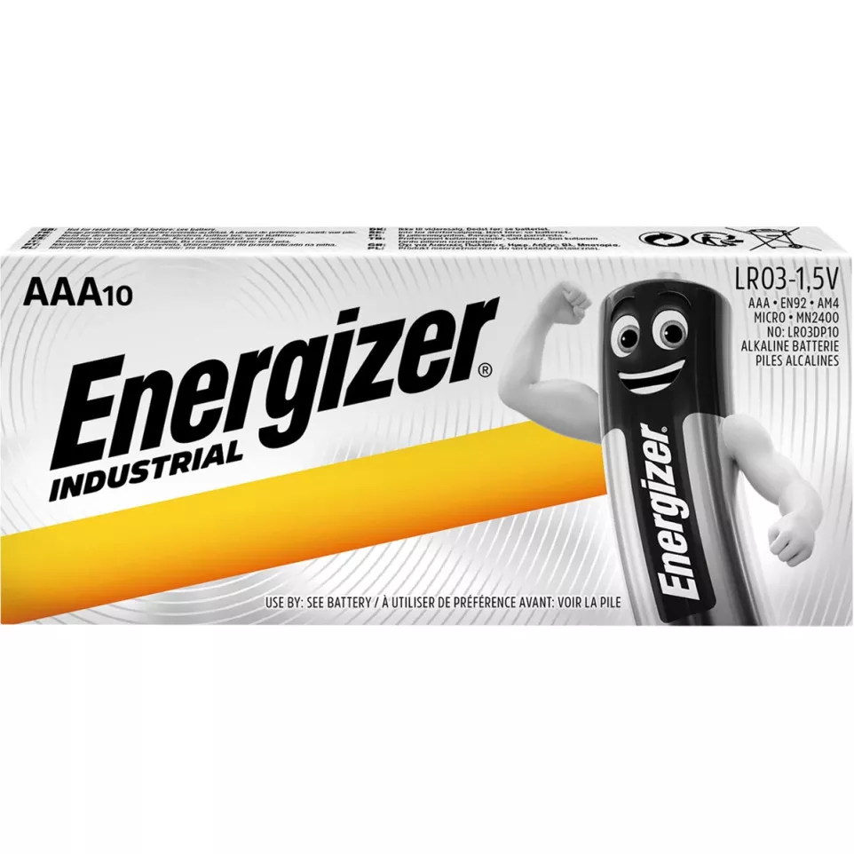 Energizer Industrial AAA/LR03/E92, 10...