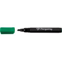 Pergamy permanent marker met beitelpunt, groen