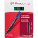 Pergamy marqueur permanent avec pointe biseautée, vert