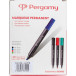 Pergamy permanent marker met beitelpunt, groen