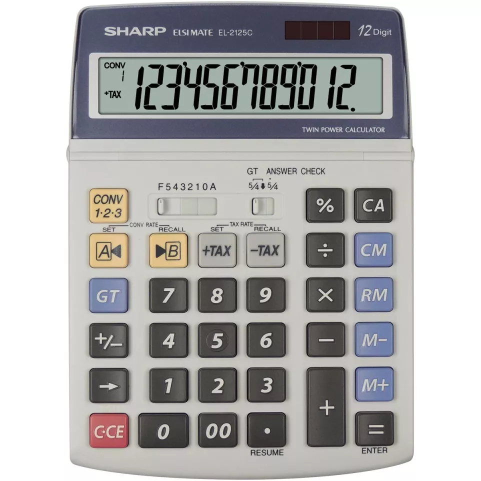 Sharp EL-2125C 12-Digit Desktop...