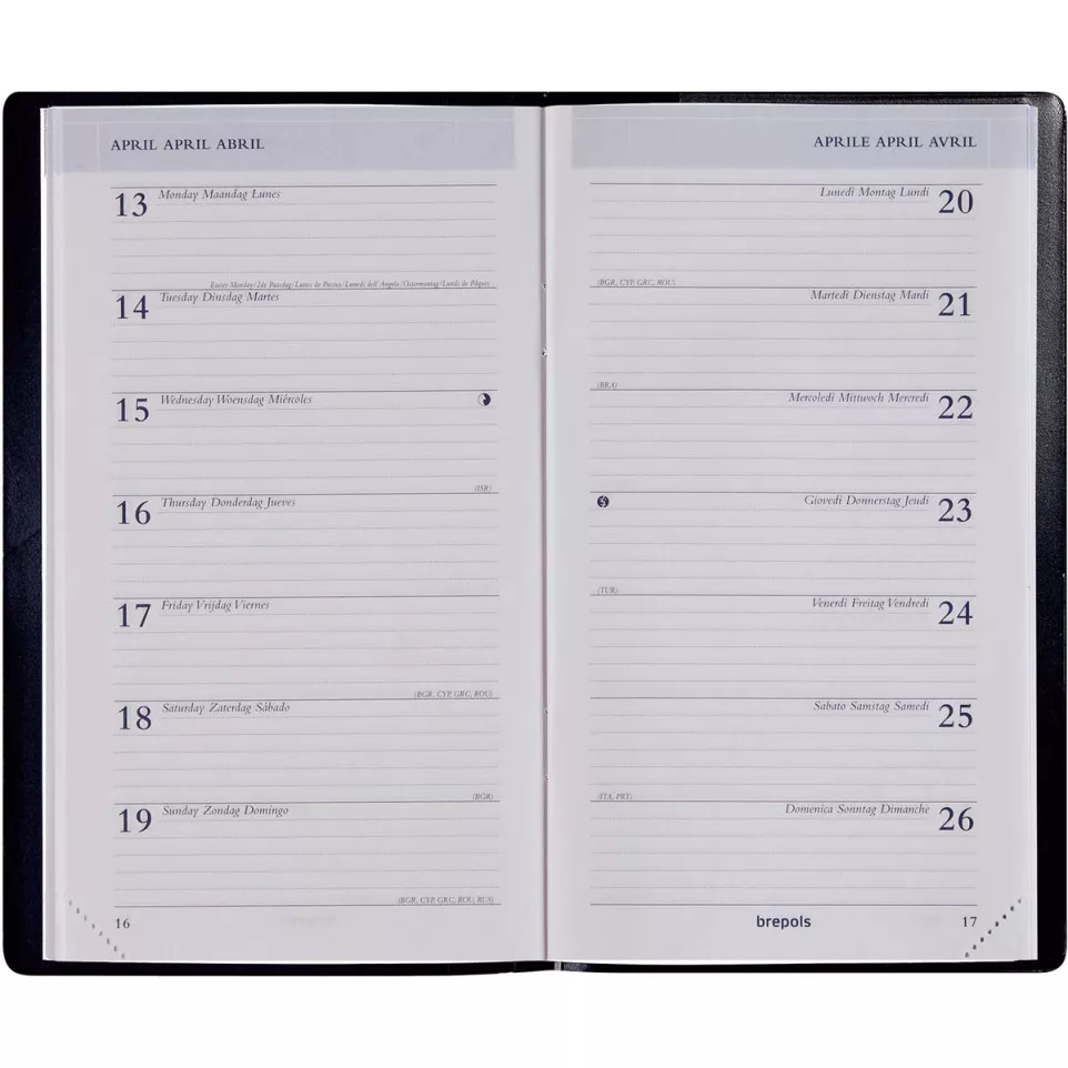 Brepols Breplan Genova Pocket Diary...