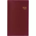 Brepols Interplan Seta Pocket Diary, Bordeaux, 2026