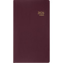 Brepols Notaplan Seta Pocket Diary, Bordeaux, 2026