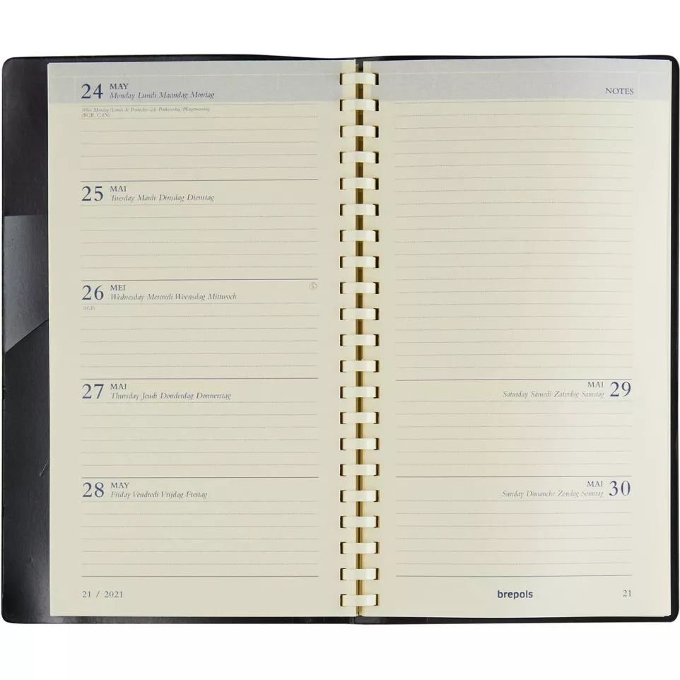 Brepols Notaplan Seta Pocket Diary,...