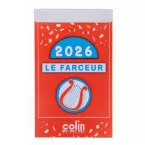 Bloc éphéméride Le Farceur François Pirette 2026