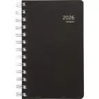 Brepols Desk Planner Polyprop Black 2026