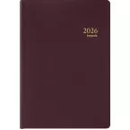 Brepols Armada Seta Pocket Diary 4 Languages Burgundy 2026