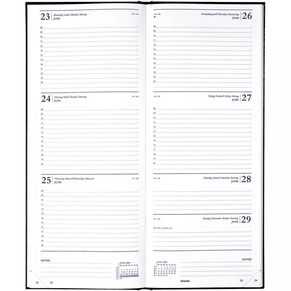 Brepols Saturnus Lima, zwart, 2026