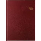 Brepols Bremax 2 Santex Desk Diary, Burgundy, 2026