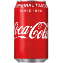Coca-Cola frisdrank, fat blik van 33 cl, pak van 24 stuks