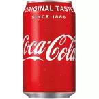Coca-Cola boisson rafraîchissante, fat canette de 33 cl, paquet de 24 pièces