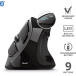 Trust souris ergonomique sans fil rechargeable Voxx, noir