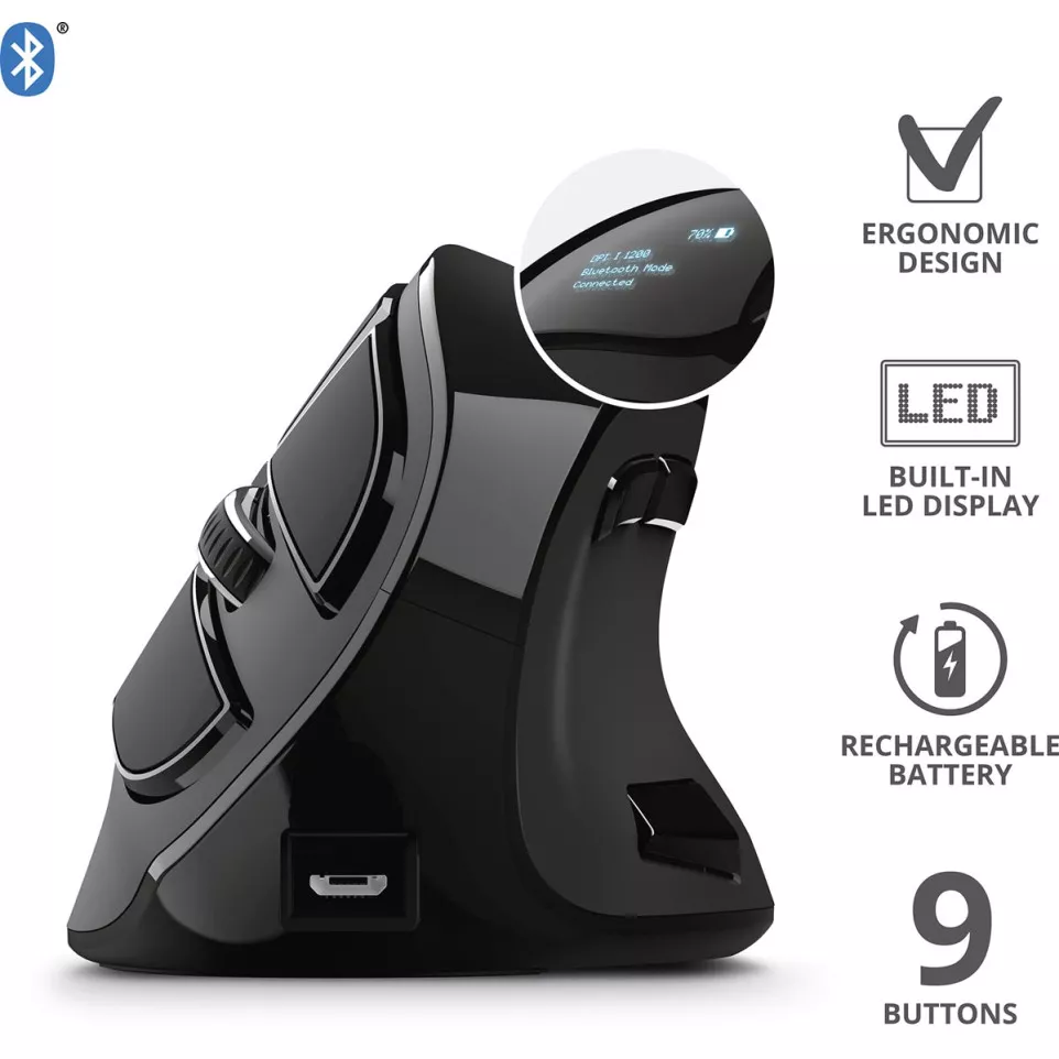 Trust souris ergonomique sans fil...