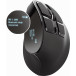Trust souris ergonomique sans fil rechargeable Voxx, noir