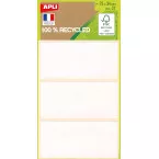Apli White Labels in Dispenser Box
