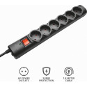 Trust Surge Guard multiprise, 6 prises de protection contre les surtensions