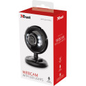 Trust Spotlight Pro webcam, avec microphone et diodes d'éclairage intégrés