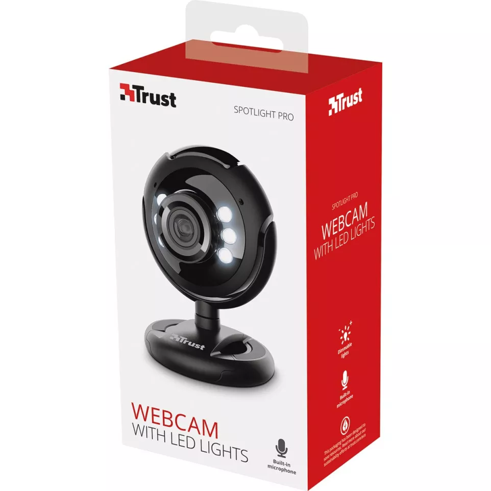 Trust Spotlight Pro webcam, avec...