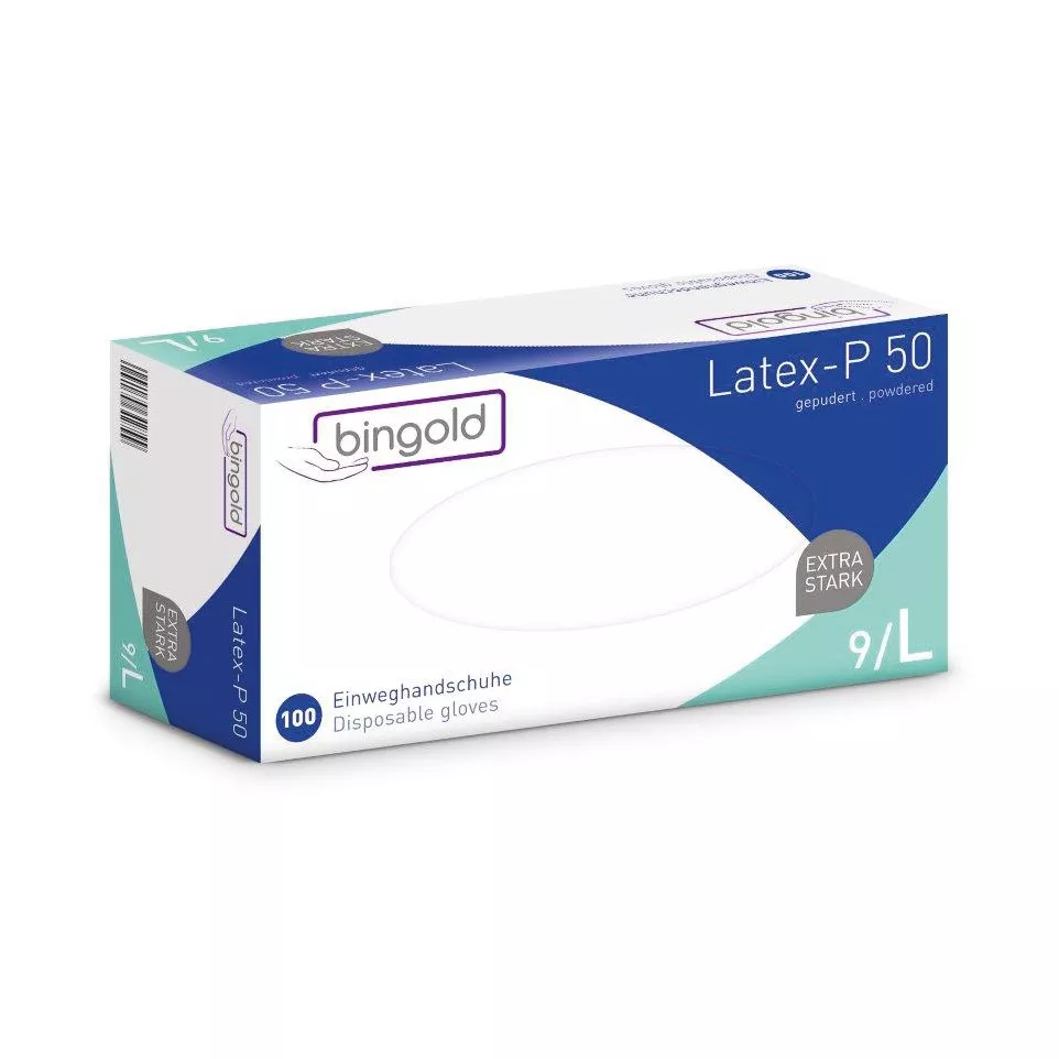 handschoenen uit latex, large, wit,...