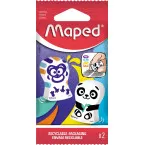 Maped Ergo Fun Erasers Blister Pack of 2 Pieces