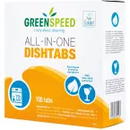 Greenspeed All-In-One tablette lave-vaisselle action  3 en 1, 100 pièces, 1.8 kg