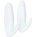 Command Medium Water-Resistant Hooks, White, 1.4 kg Capacity, Pack of 2
