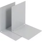 V-Part bloc-livres métal, lot de 2 pièces, gris