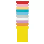 Nobo fiches T indice 4, ft 180 x 124 mm, orange