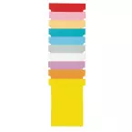 Nobo T-Card Size 4, 180 x 124 mm, Yellow