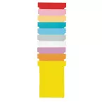 Nobo T-planbordkaarten index 4, ft 180 x 124 mm, lichtblauw