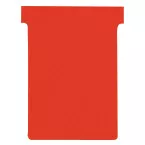 Nobo T-planbordkaarten index 3, ft 120 x 92 mm, rood