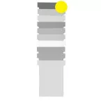 Nobo T-Card Size 2 Index Cards 85 x 60 mm Yellow