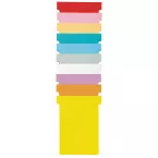 Nobo T-planbordkaarten index 1,5, ft 53 x 45 mm, wit