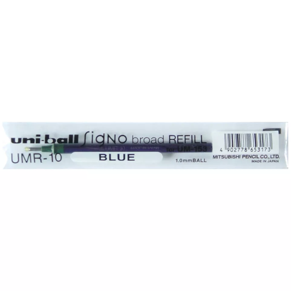 Uni-ball recharges Signo Broad, bleu