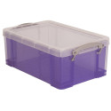 Really Useful Box opbergdoos 9 liter, transparant paars