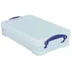 Really Useful Box boîte de rangement 4 l, transparent