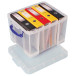 Really Useful Box boîte de rangement 35 l, transparent