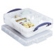 Really Useful Box storage box 11 litre, clear