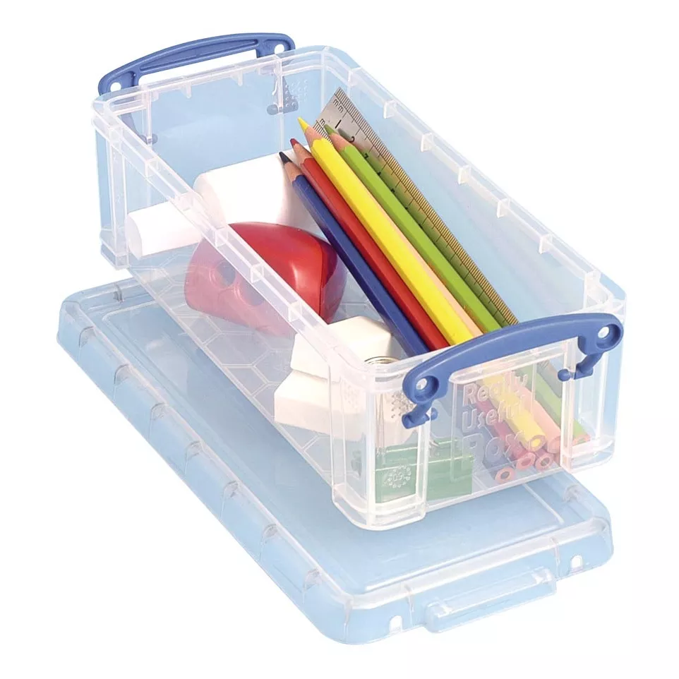 Really Useful Box 0,9 liter, transparant