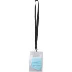 Tarifold Antimicrobial Mask Holder with Textile Lanyard Pack of 10 Pieces