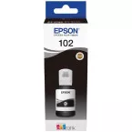 Epson 102 Black Ink Bottle, OEM C13T03R140, 7,500 pages